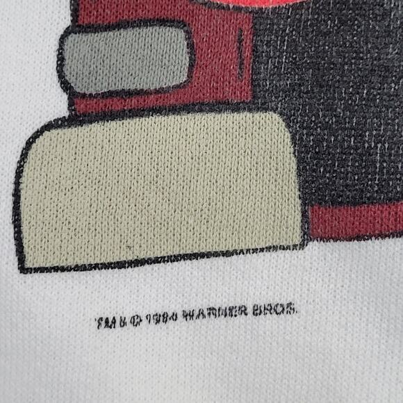 Vintage Daffy-Duck Sweatshirt Womens Large 23x23 Christmas - Picture 13 of 14